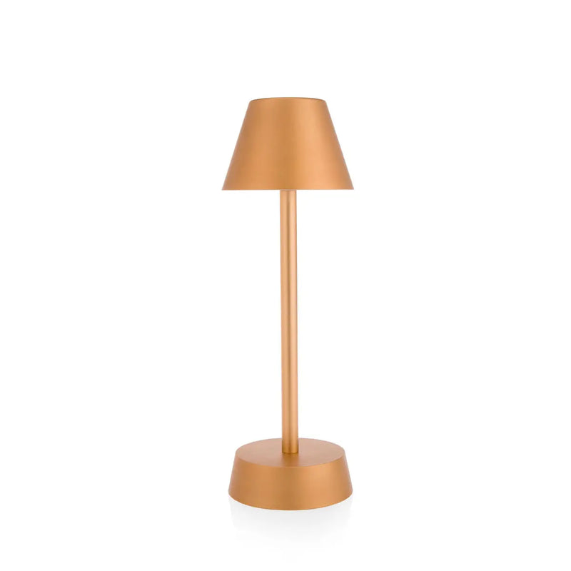 Filini Empire metal table lamp, champagne gold - DesertRiver.shop