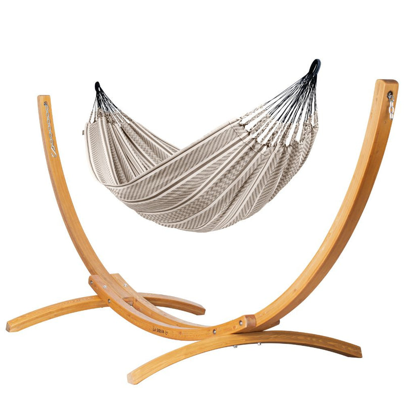 LA SIESTA Flora Organic cotton classic swing hammock, double (160 cm width). Stand optional.