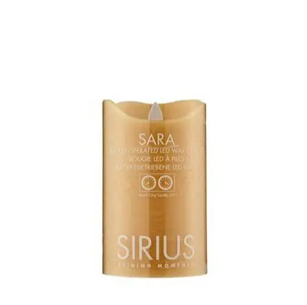 Sirius Sara LED flameless candle, caramel Sirius