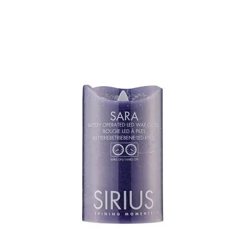 Sirius Sara LED flameless candle, lavender Sirius