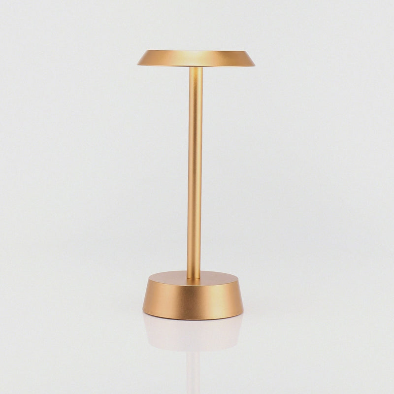 Filini Ciel metal table lamp, champagne gold