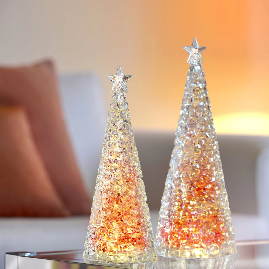Sompex Glamor LED Christmas Tree lights, perfect for elegant christmas decorations in modern interiors.