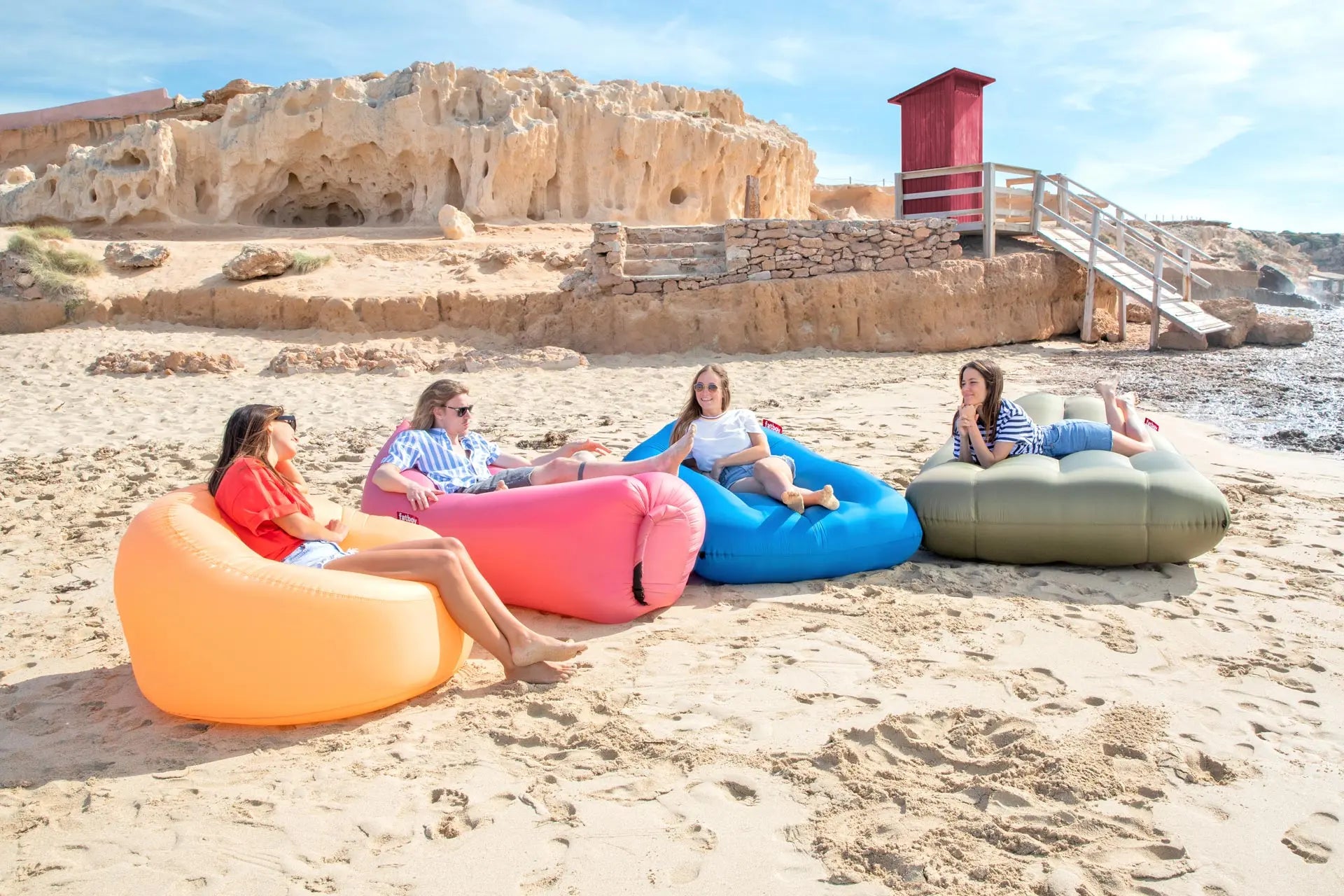 Fatboy Lamzac air loungers inflatable outdoor sofa DesertRiver.shop
