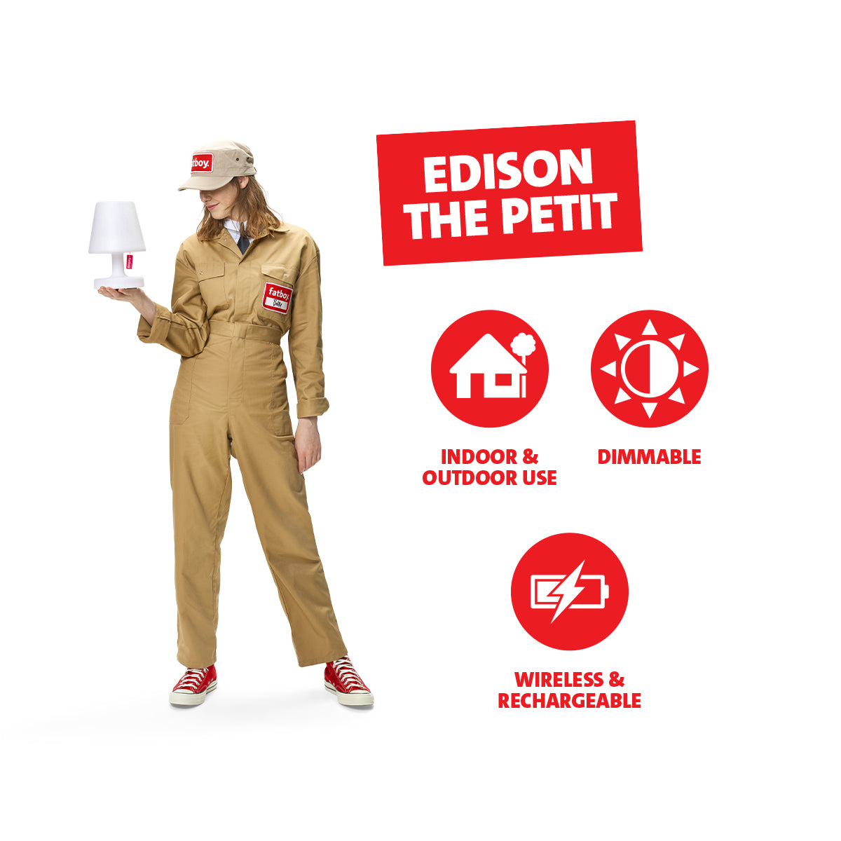 Fatboy Edison The Petit Table Lamps with Removable Covers