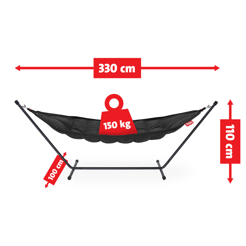 Fatboy Superb Hammock with Pillow and Black Frame (Anthracite) - 50% OFF