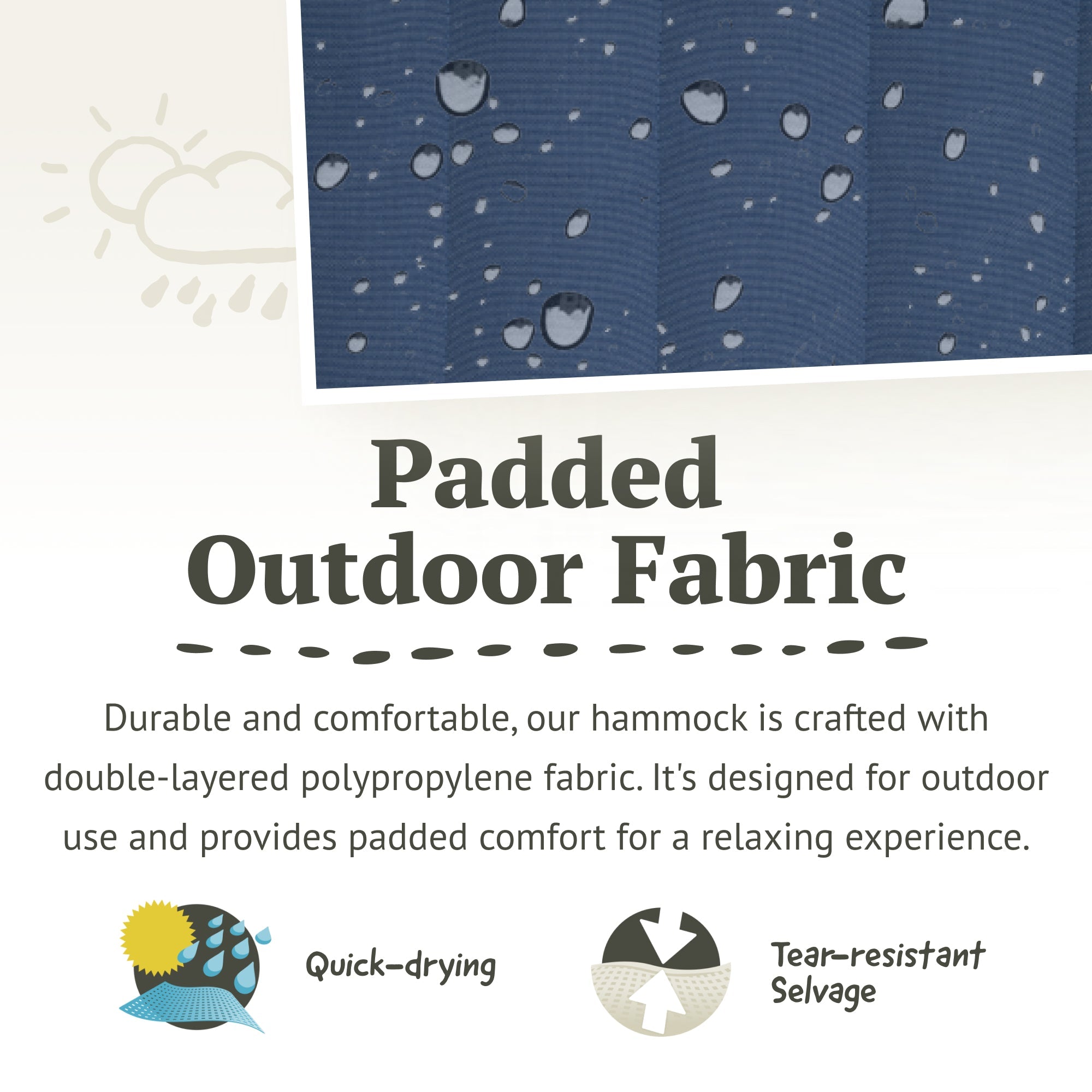 LA SIESTA Alabama Kingsize Hammock with Wooden Stand (Size XL - 140 cm)