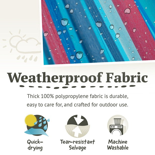 LA SIESTA Brisa classic swing hammock, kingsize (180 cm width) - DesertRiver.shop