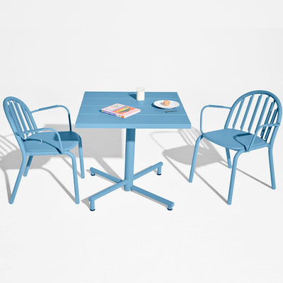 Fatboy Fred's Bistreau Square Table and Armchair Set (2-Seater)