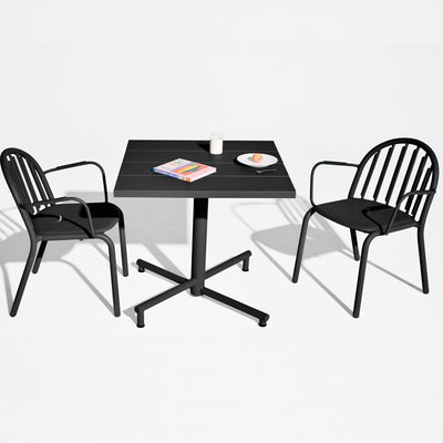 Fatboy Fred's Bistreau Square Table and Armchair Set (2-Seater)