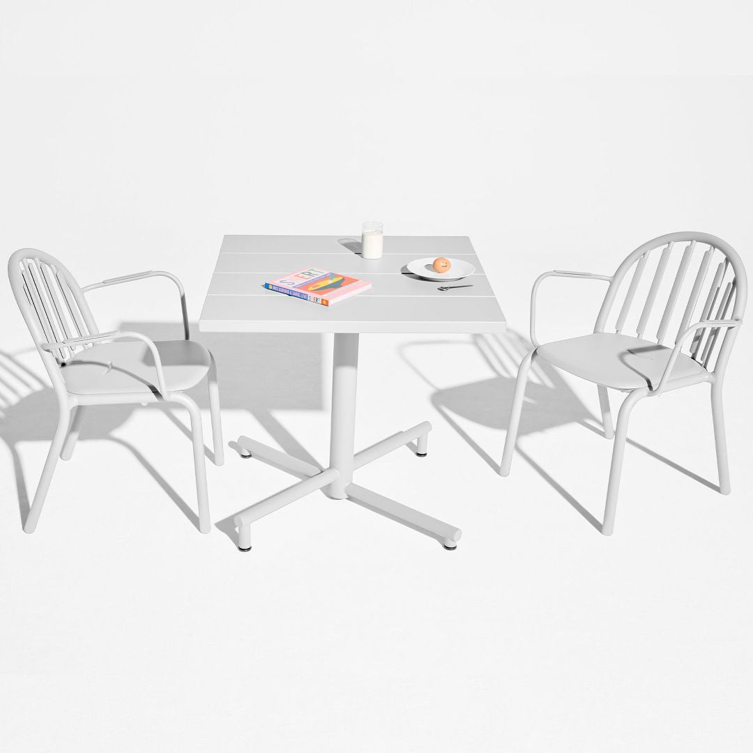Fatboy Fred's Bistreau Square Table and Armchair Set (2-Seater)