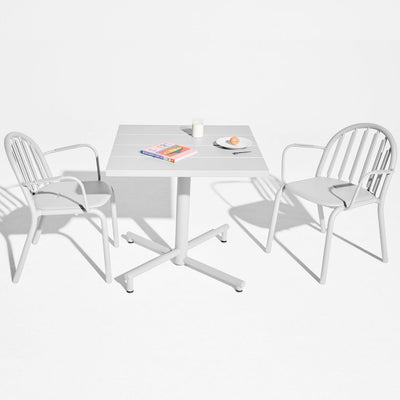 Fatboy Fred's Bistreau Square Table and Armchair Set (2-Seater)