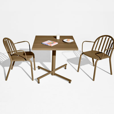 Fatboy Fred's Bistreau Square Table and Armchair Set (2-Seater)