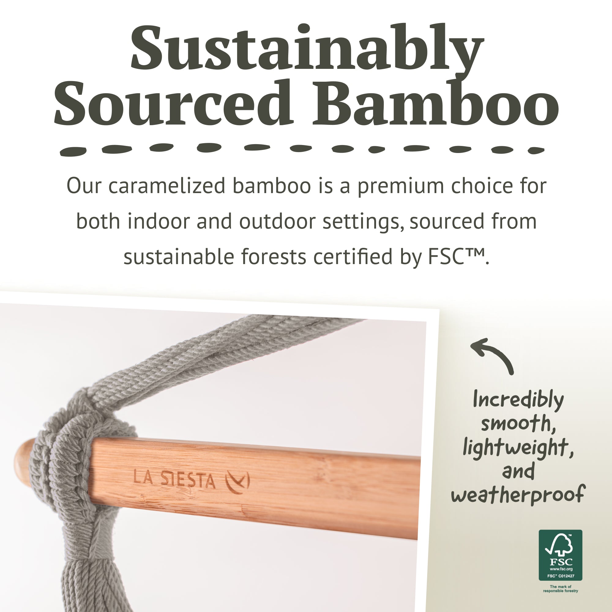 LA SIESTA Habana Organic Cotton Comfort Hammock Chair (W 115 cm)