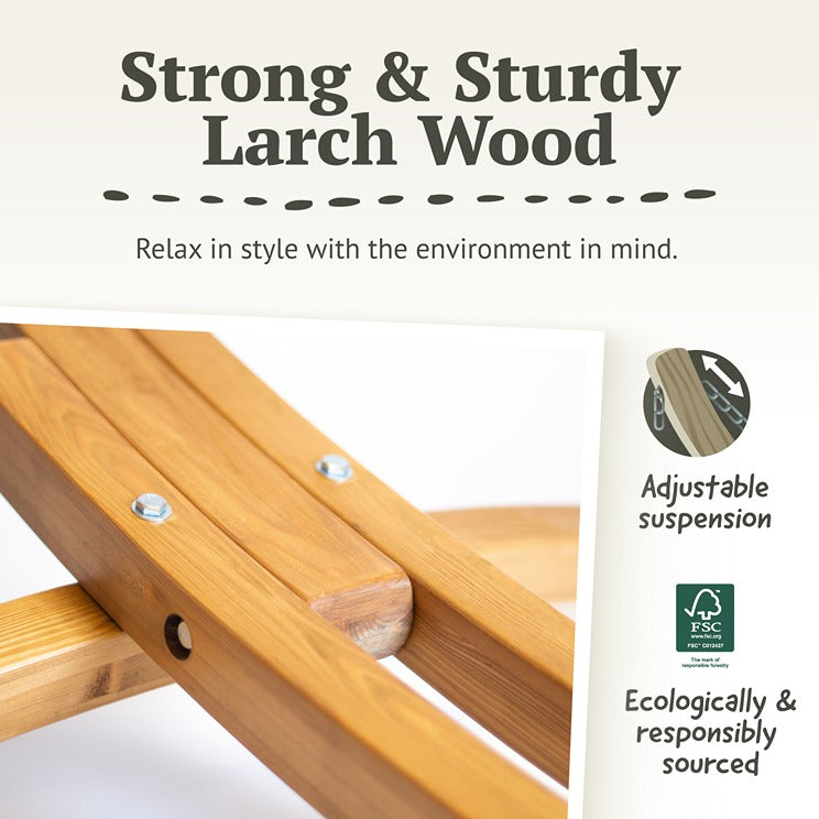 LA SIESTA Brisa classic swing hammock, double (160 cm width) - DesertRiver.shop