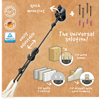 LA SIESTA Brisa classic swing hammock, double (160 cm width) - DesertRiver.shop