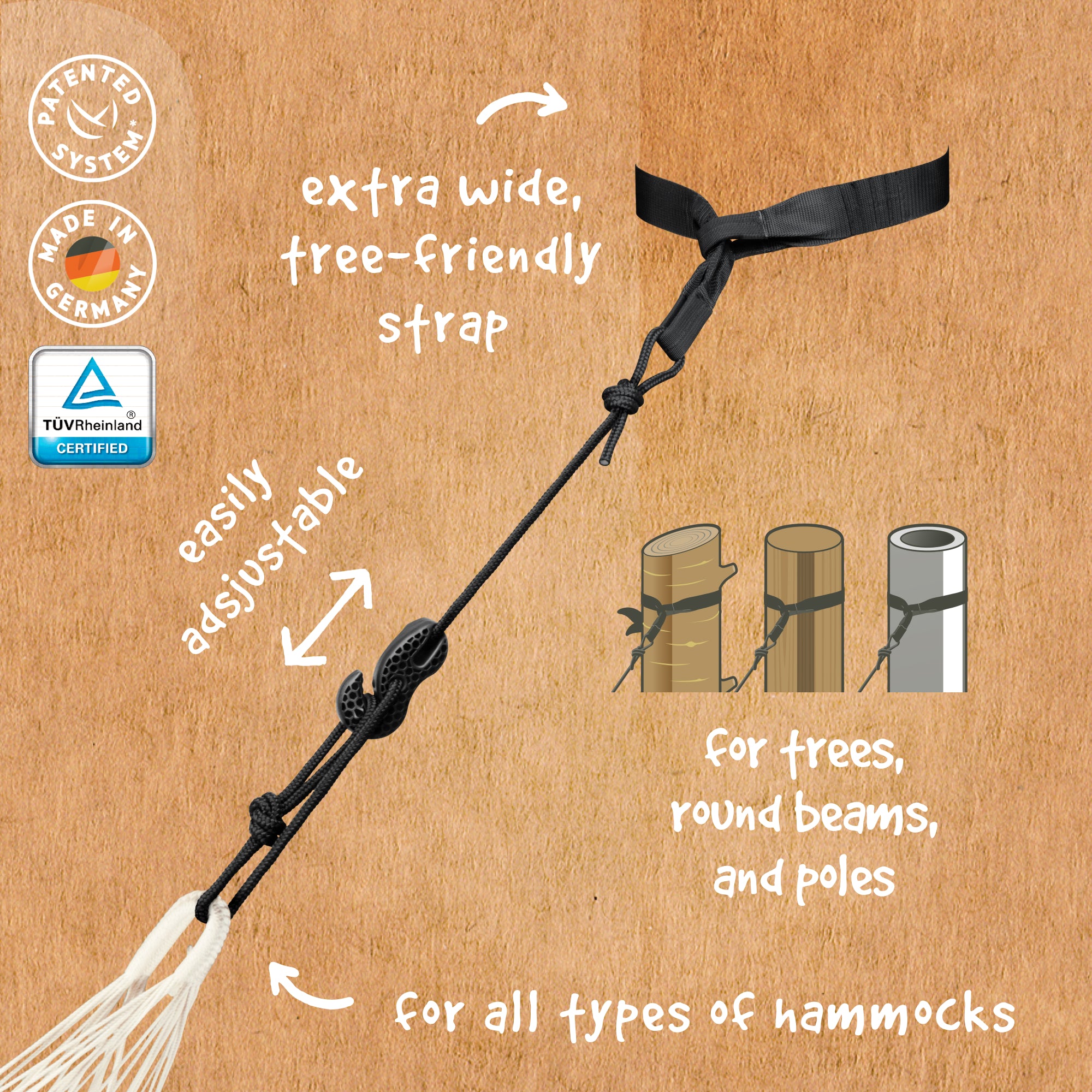 LA SIESTA Alabama Kingsize Hammock Swing is Good for Sharing