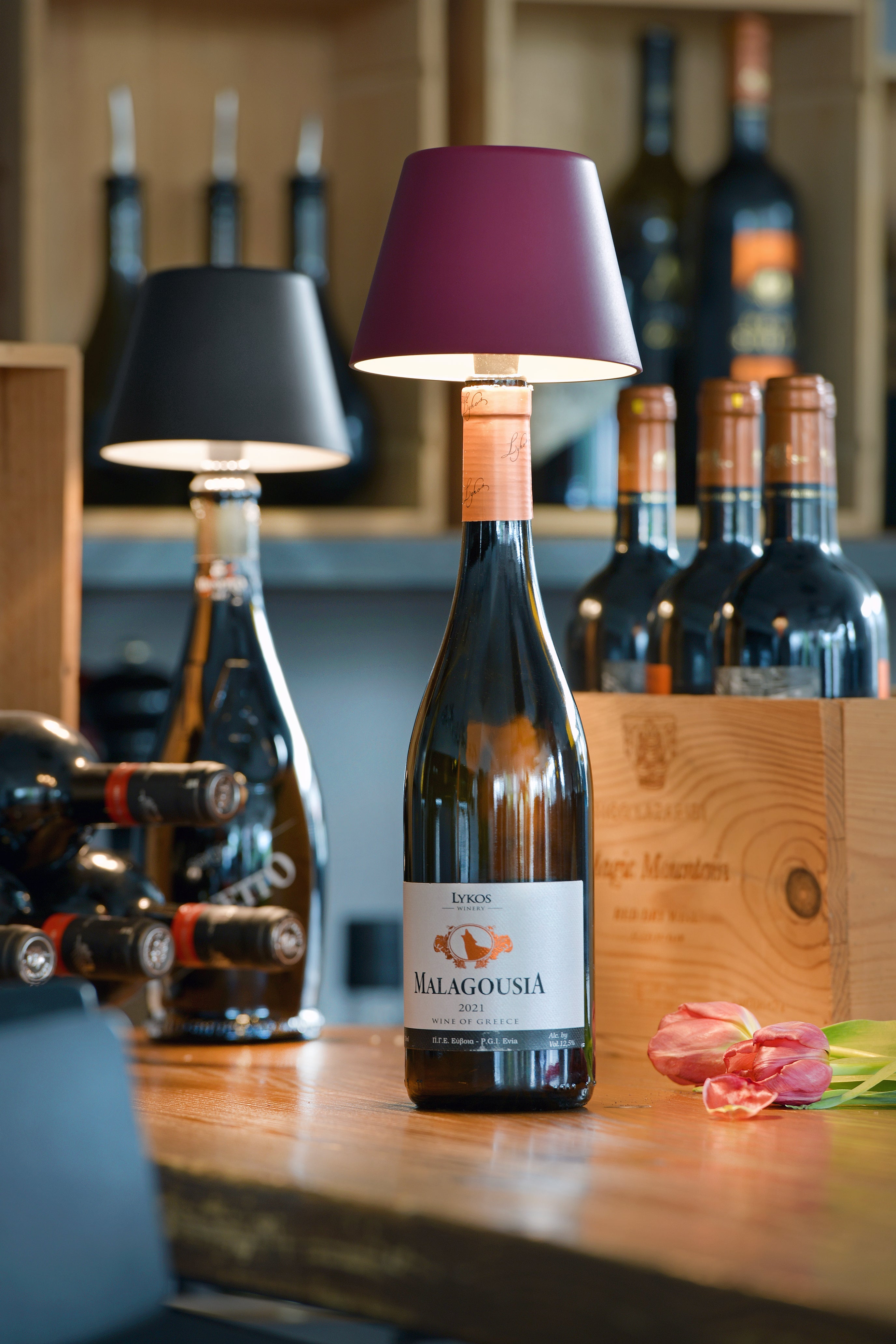 Sompex Top 2.0 Bottle Table Lamp is multi-awarded for its product design