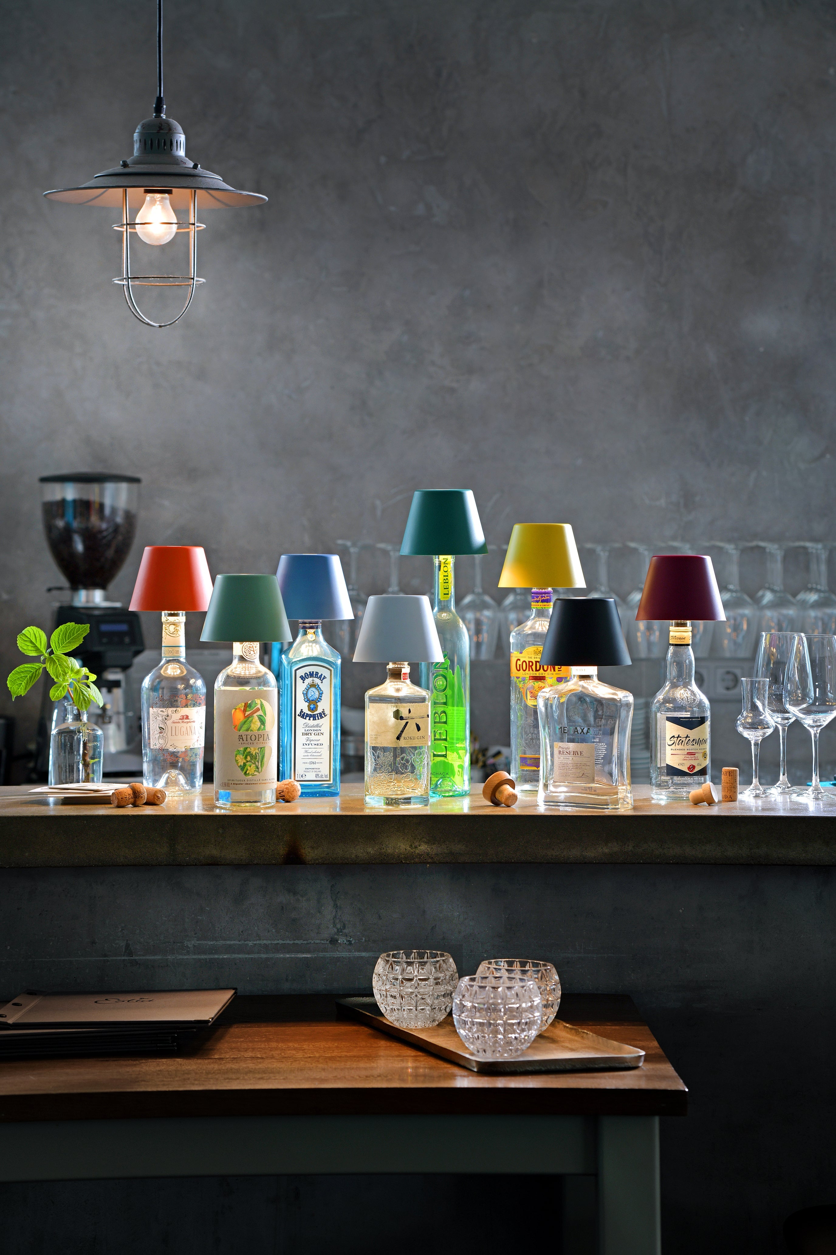 Sompex Top 2.0 Bottle Table Lamps are Suitable for indoor and outdoor use
