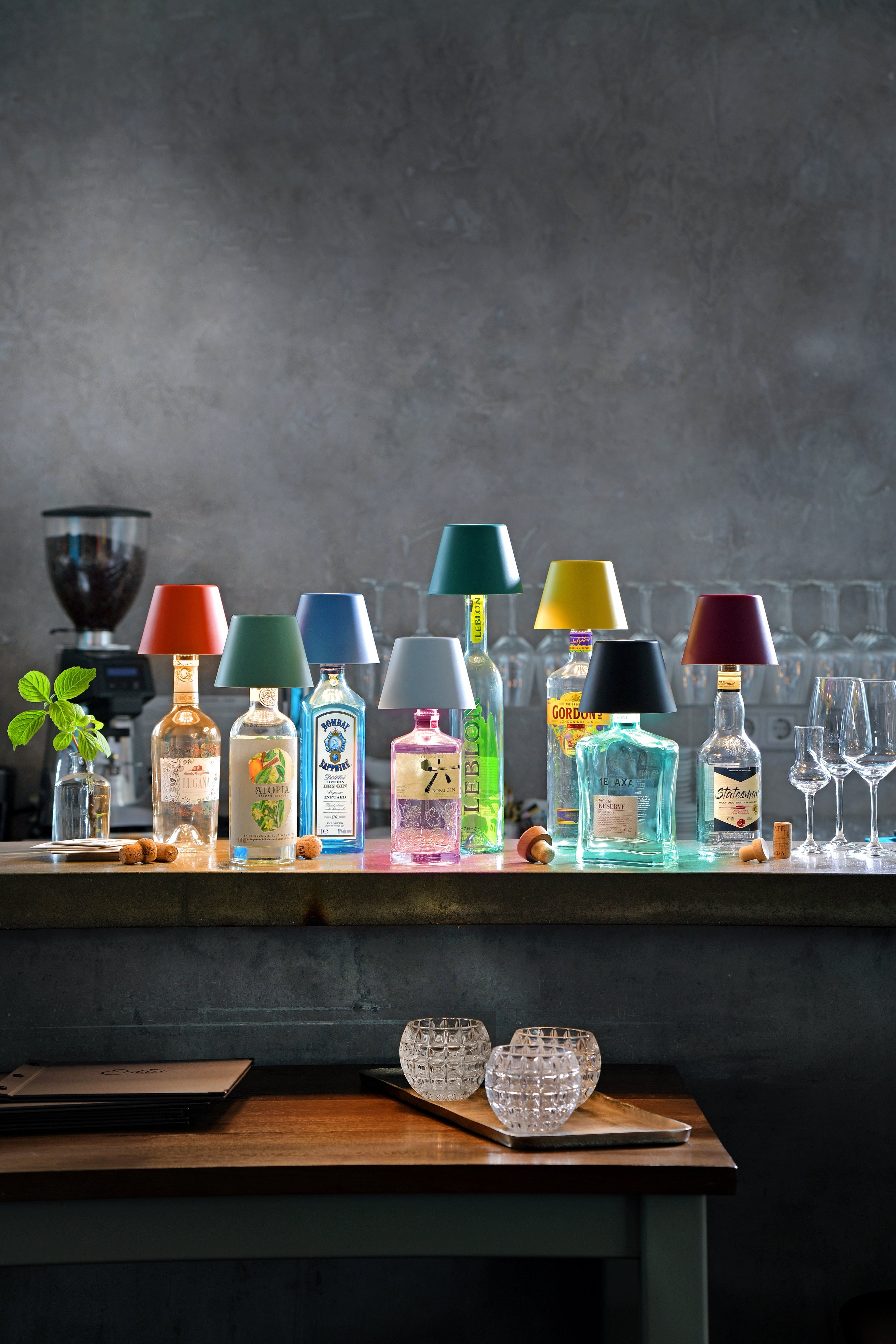 Sompex Top 2.0 Table Lamp is a Rechargeable LED light with Programmable RGBW 