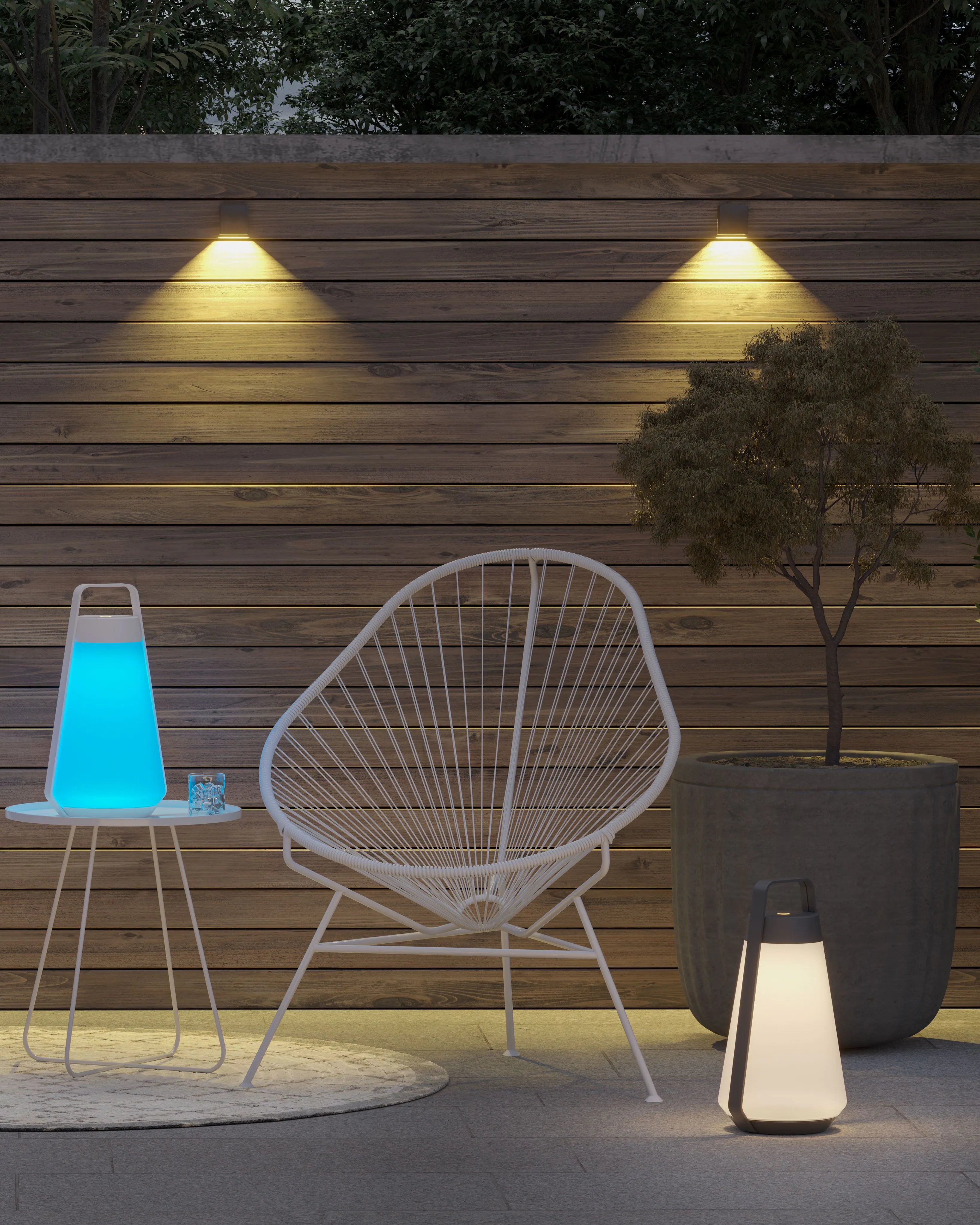 Sompex Air RGB table lamp, H40 cm