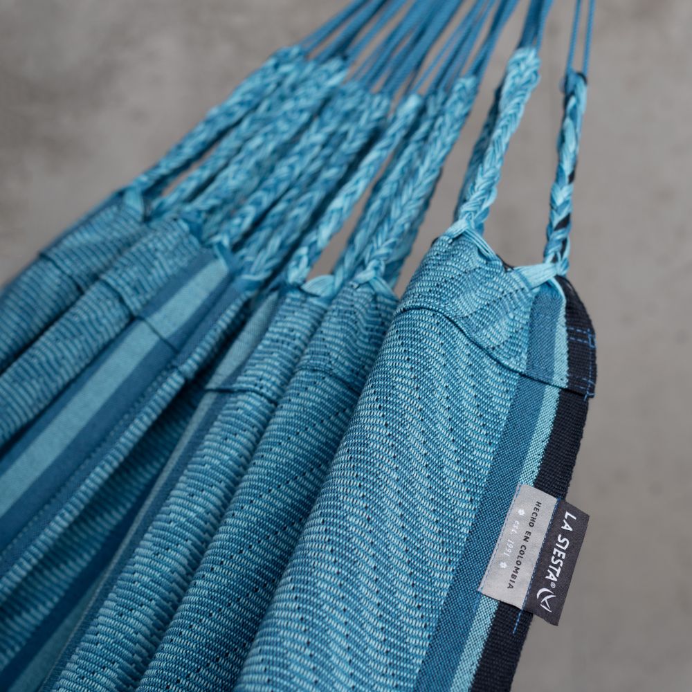 LA SIESTA Flora Double Organic Cotton Classic Swing Hammock (Size L - 160 cm)