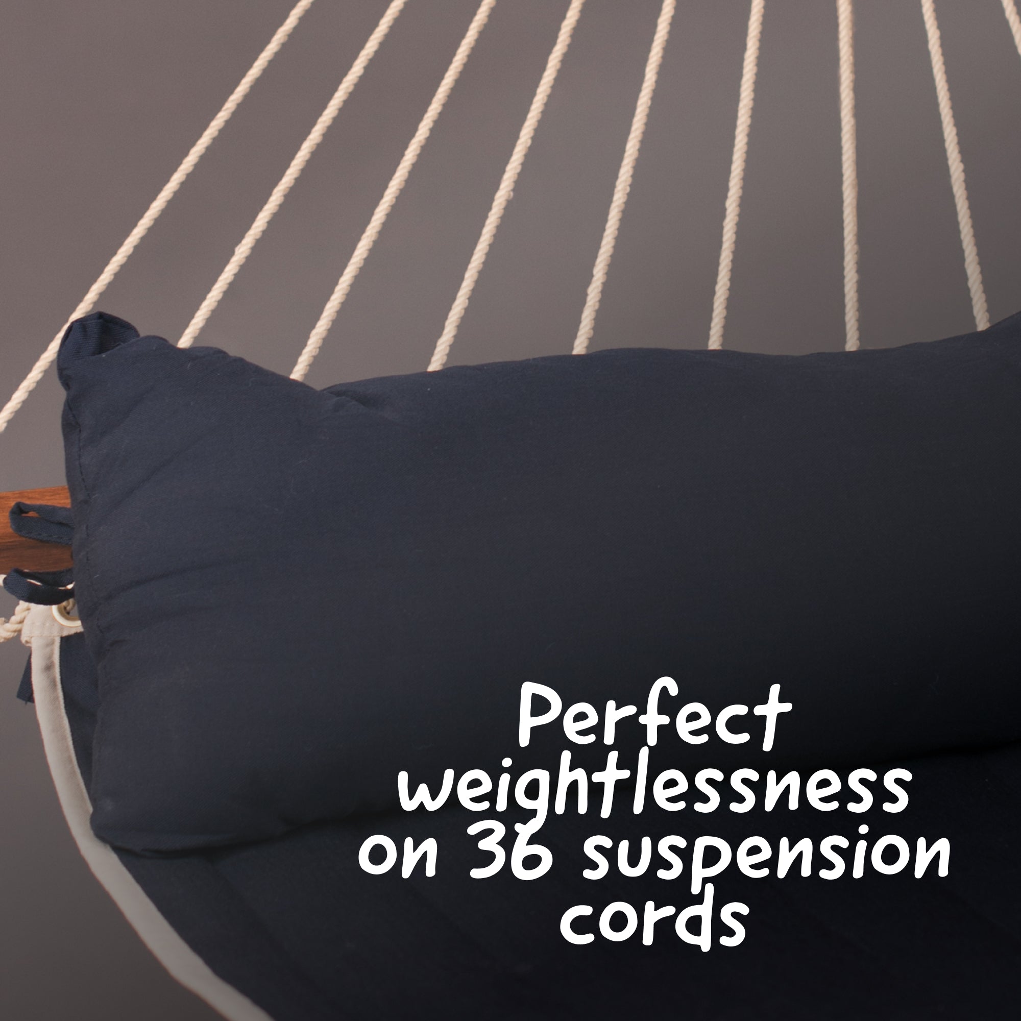 LA SIESTA Alabama Kingsize Hammock with Wooden Stand (Size XL - 140 cm)