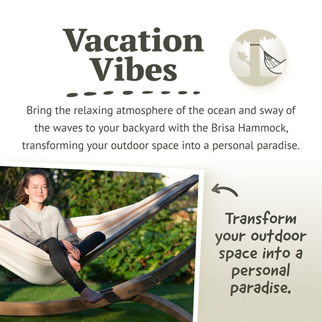 LA SIESTA Brisa classic swing hammock, kingsize (180 cm width) - DesertRiver.shop