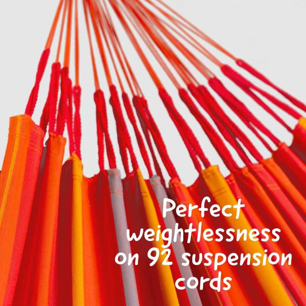 LA SIESTA Brisa classic swing hammock, kingsize (180 cm width) - DesertRiver.shop