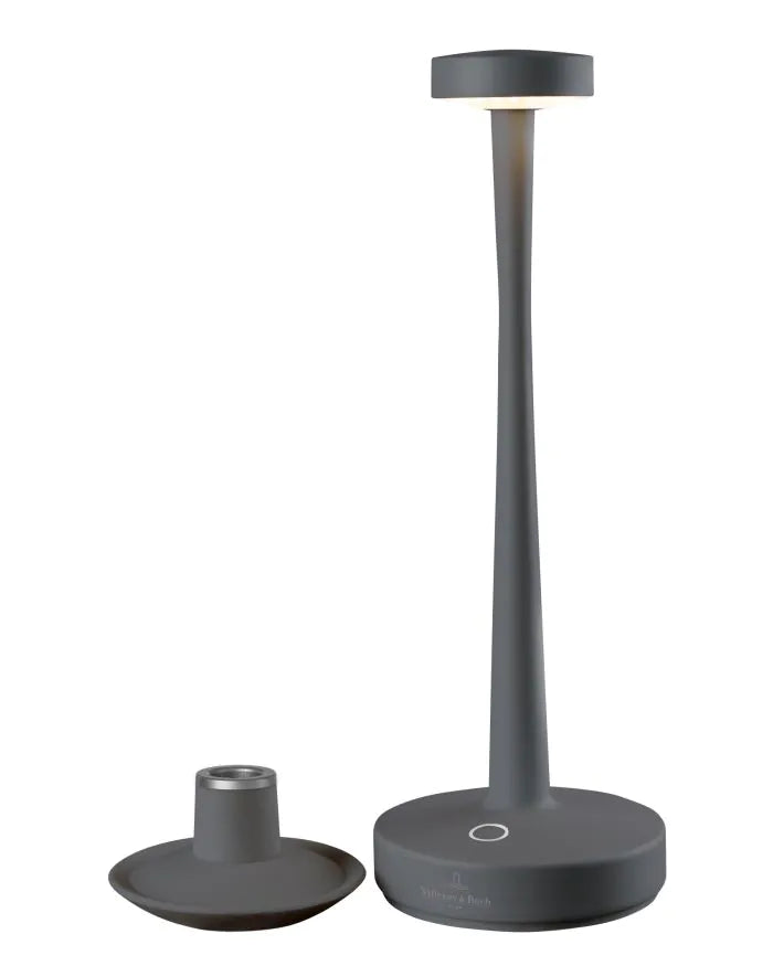 Villeroy & Boch Aarhus Table Lamp with Candle Holder (H 30 cm)