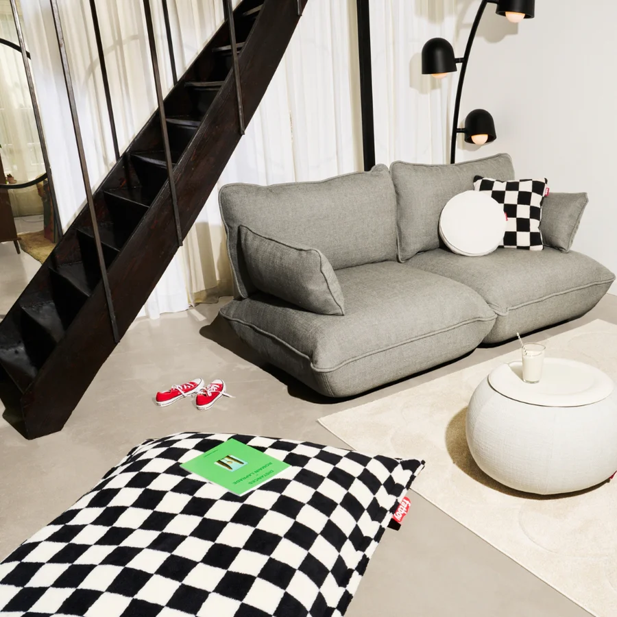 Fatboy cushions and throws can add style and personality to home living rooms.