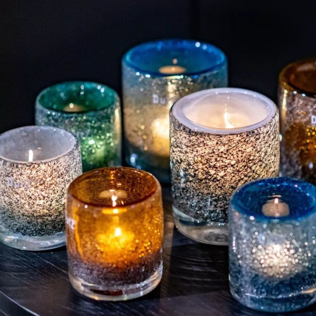 Dutz Cylinder Galaxy Candle Holder (H 10cm)
