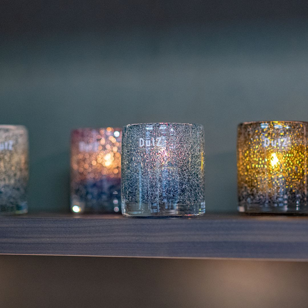 Dutz Cylinder Galaxy Candle Holder (H 10cm)