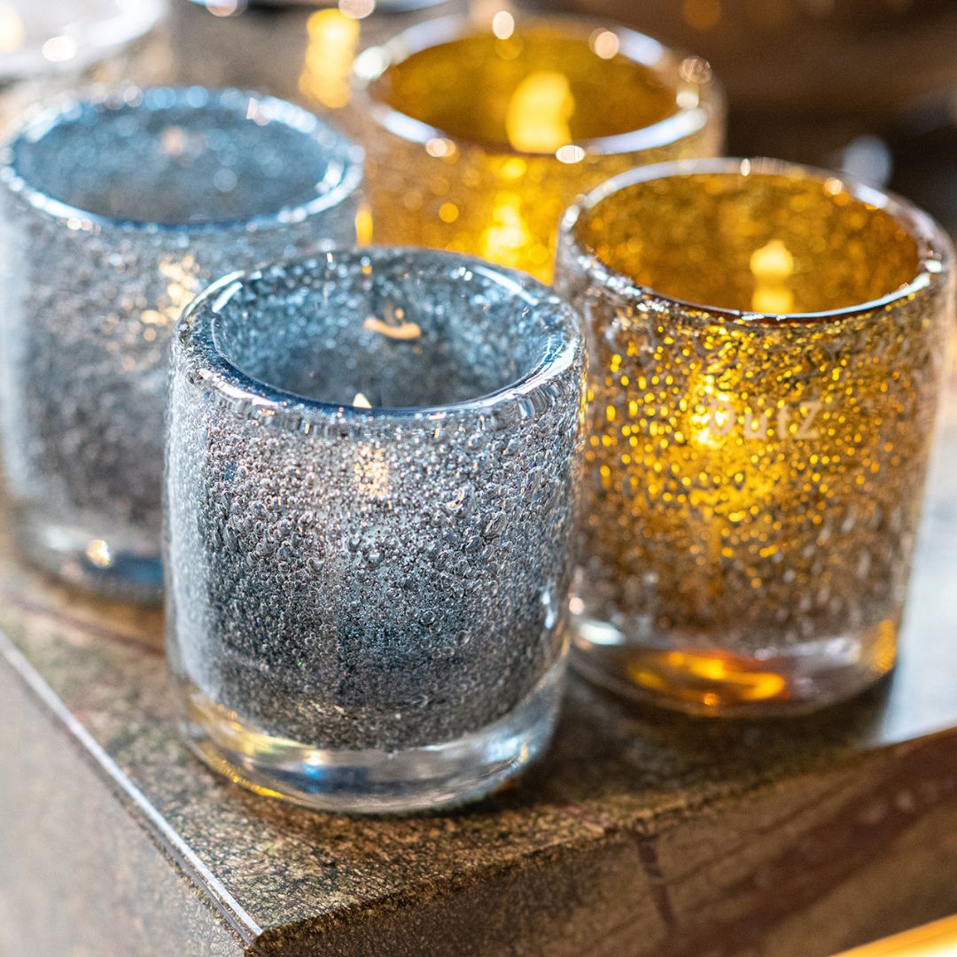 Dutz Cylinder Galaxy Candle Holder (H 10cm)