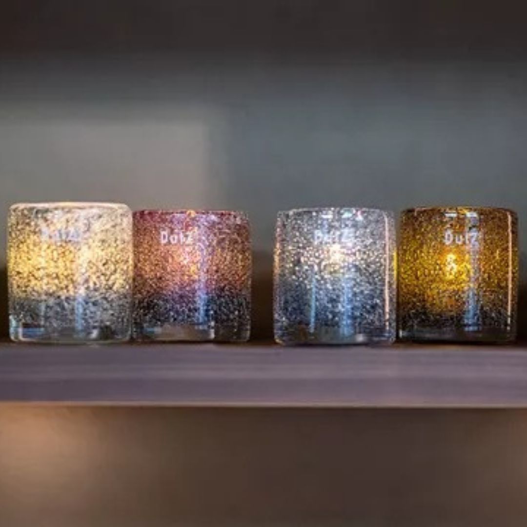 Dutz Cylinder Galaxy Candle Holder (H 10cm)