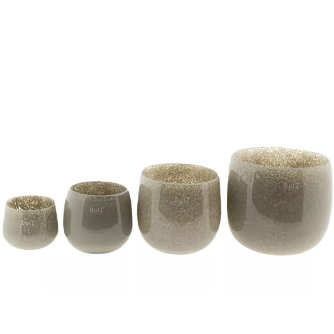 Dutz Pot Candle Holder Glass
