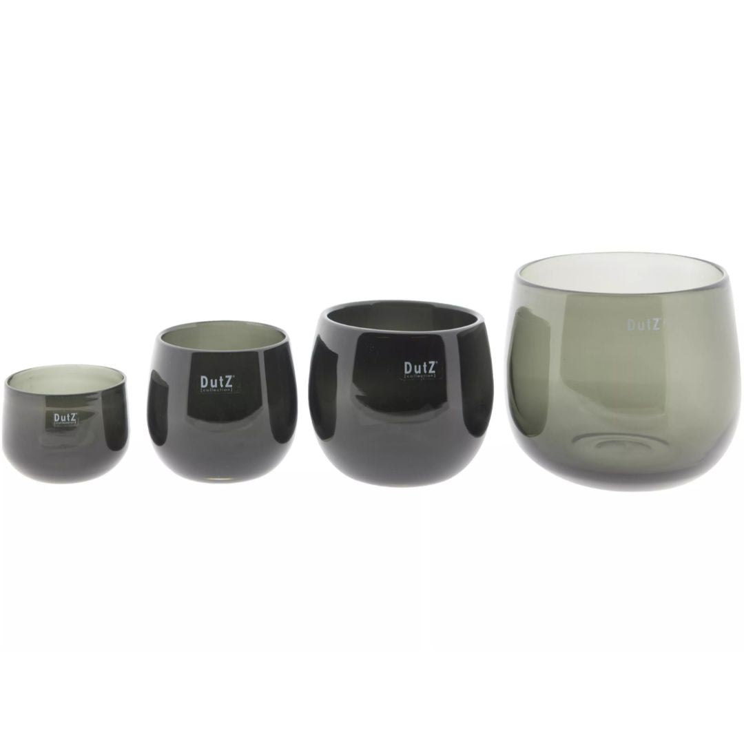 Dutz Pot Candle Holder Glass