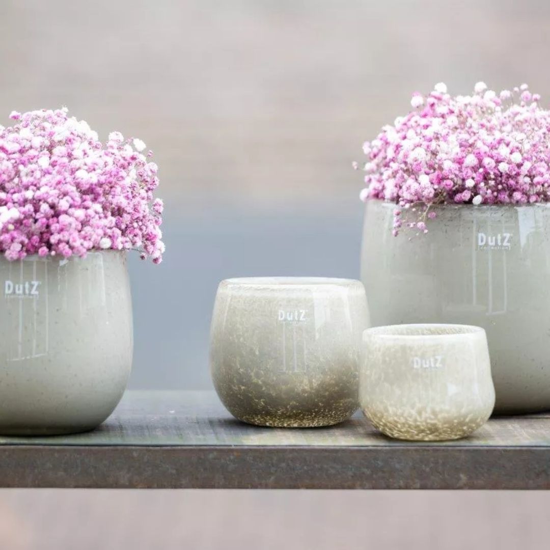 Dutz Pot Candle Holder Glass