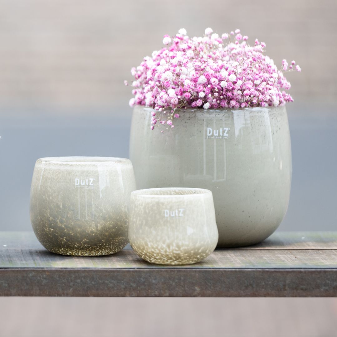 Dutz Pot Candle Holder Glass