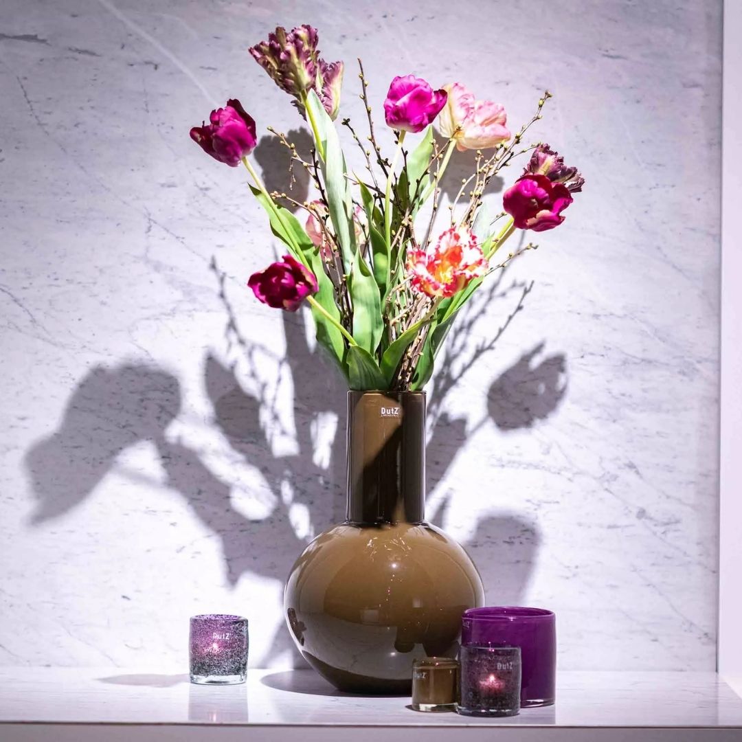 Dutz Votive Candle Holder Glass