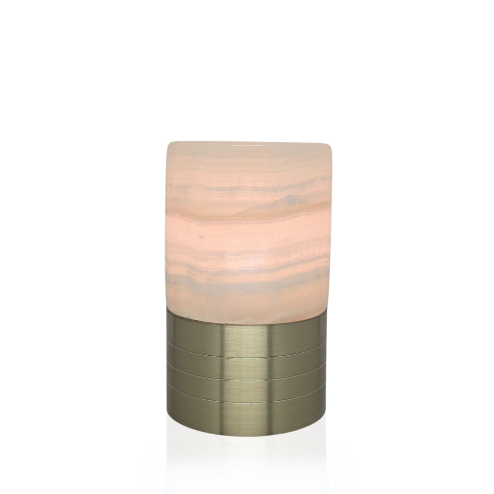 Filini Sugar & Spice Cinnamon Natural Stone Table Lamp (Set of 2)