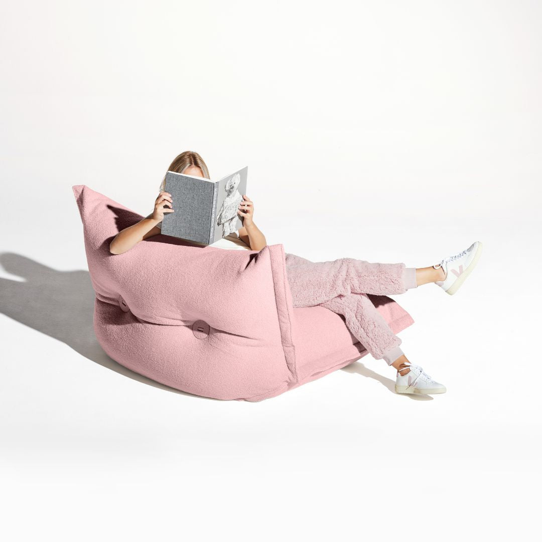 Fatboy BonBaron Lounge Chair - Sherpa Fabric Cover