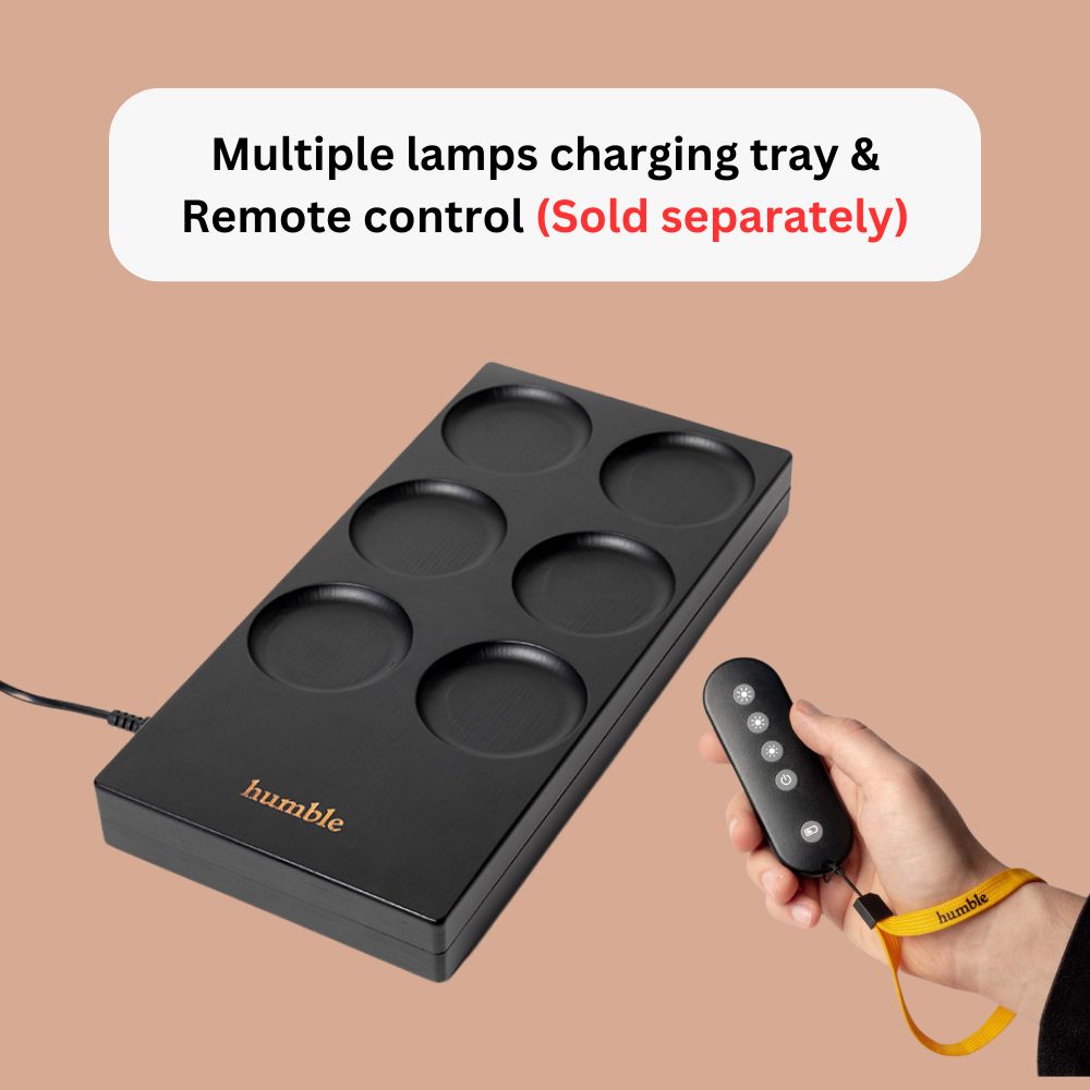 Humble One table lamp, Black wood