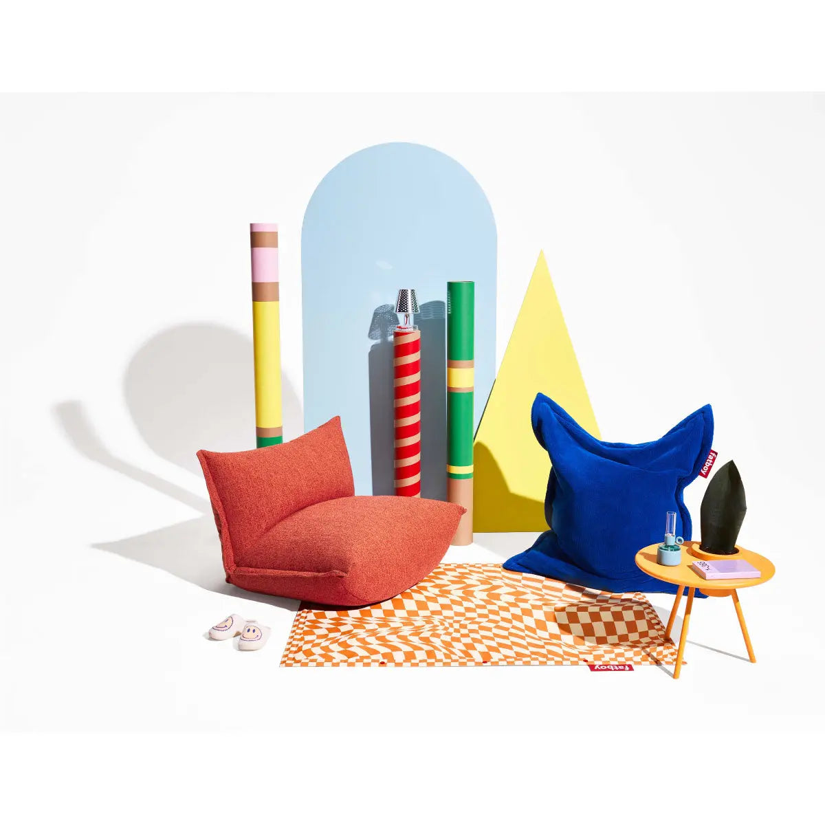 Fatboy BonBaron Mingle Lounge Chair and Fatboy Original Bean Bag