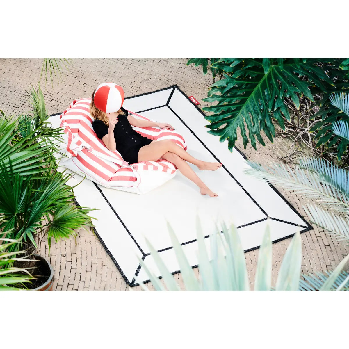 Fatboy Carpretty Frame carpet, blue (grand) - DesertRiver.shop