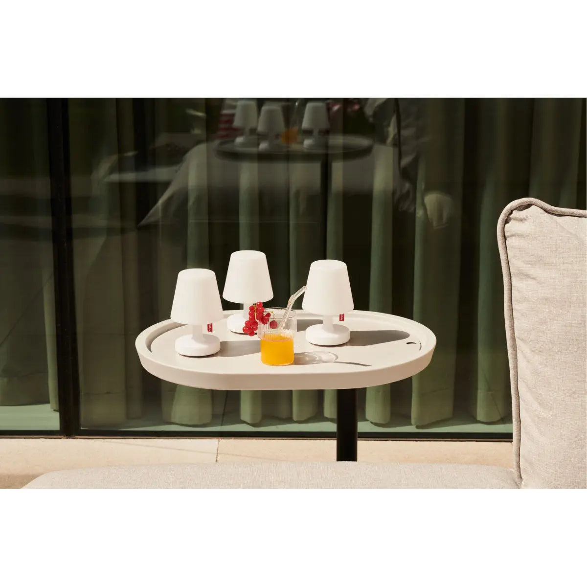 Fatboy Edison the Mini Rechargeable LED Lamps on Side Table