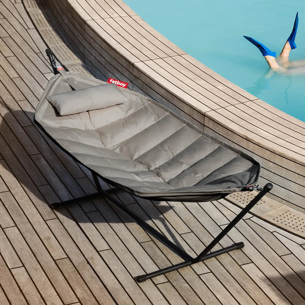 Fatboy Hammock and Stand - Grey Taupe