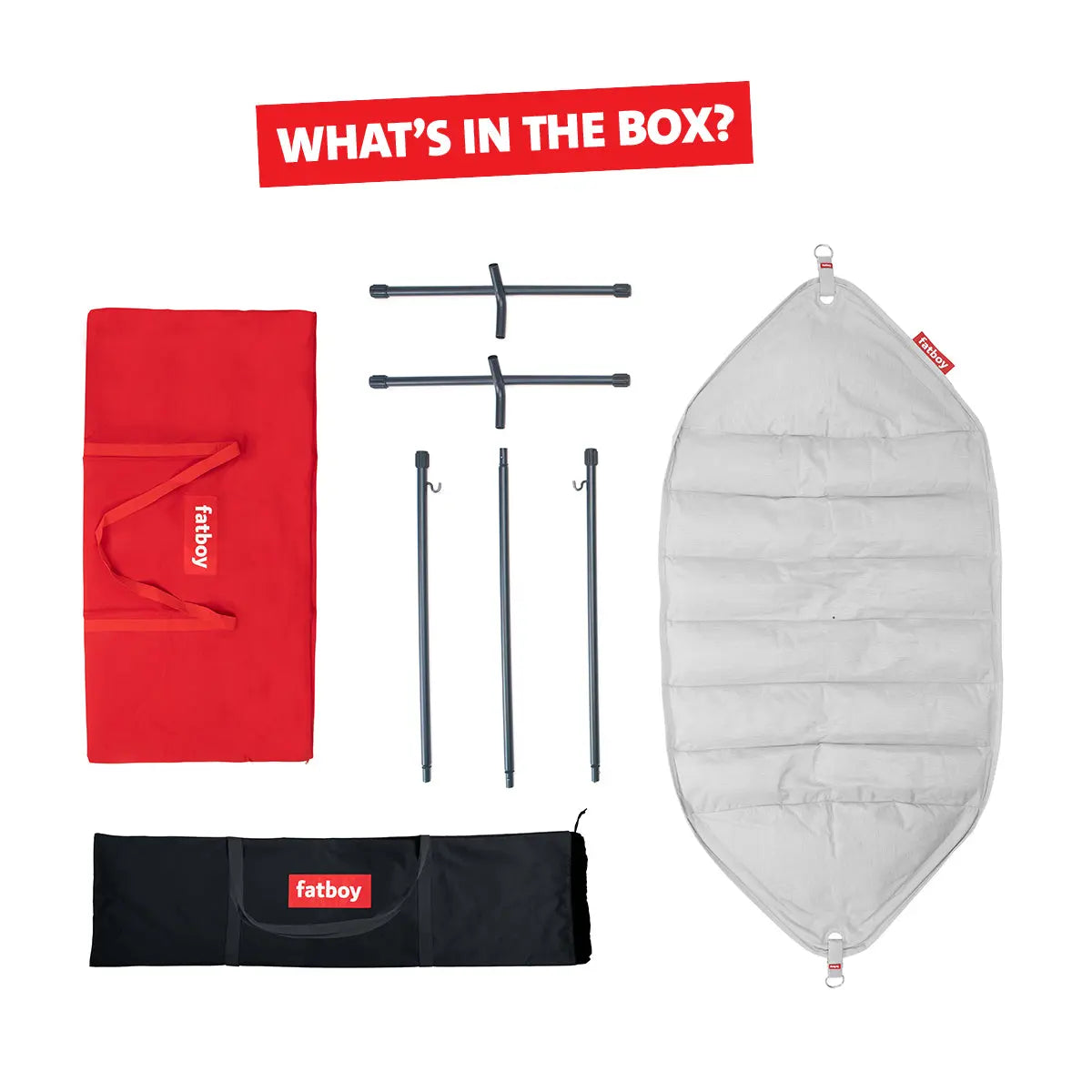 Fatboy Hammock Superb with pillow, mist - DesertRiver.shop