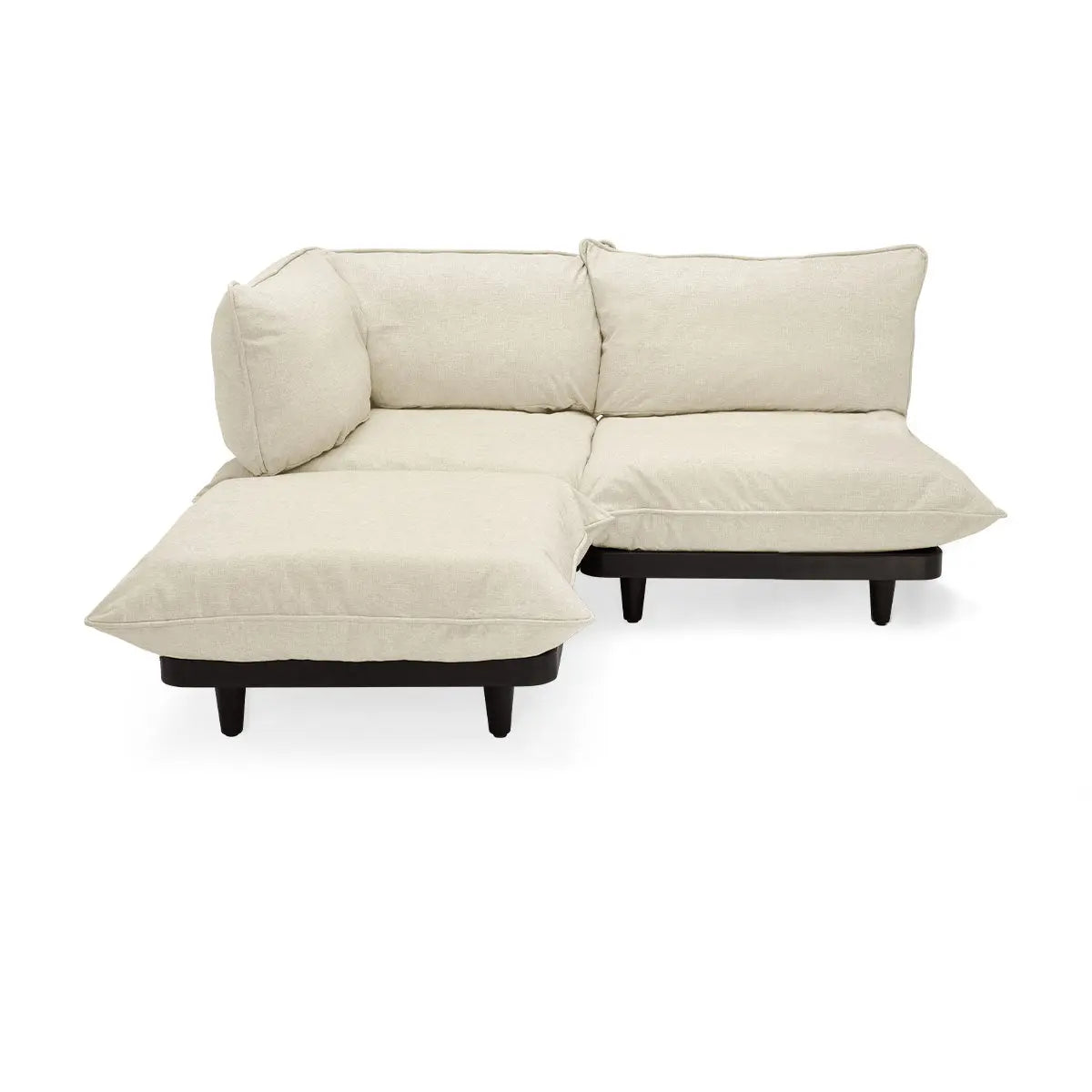 Fatboy Paletti 2-seat sofa with footstool, sahara - DesertRiver.shop