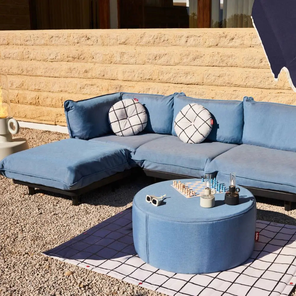 Fatboy Paletti 2-seat sofa, storm blue - DesertRiver.shop