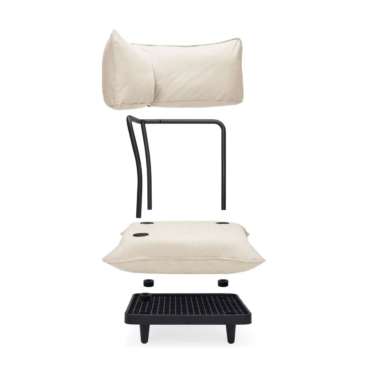 Fatboy Paletti sofa corner section, sahara - DesertRiver.shop